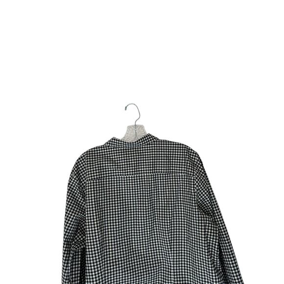 Talbots Women Plaid Collared Wrinkle Resistant Button Up Blouse‎ Shirt Size 18W - Picture 9 of 13